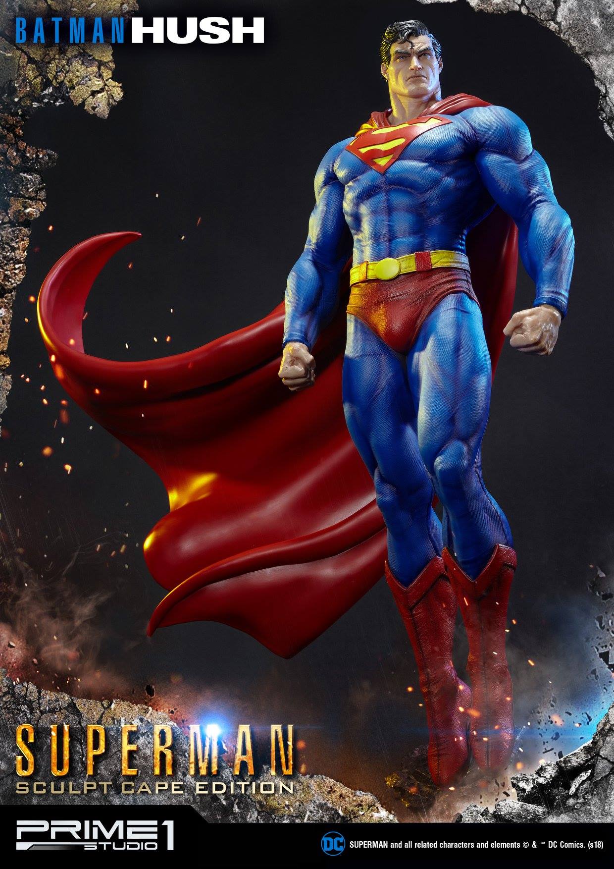 Prime 1 DC Comics Superman Sculpt Cape Edition Statue